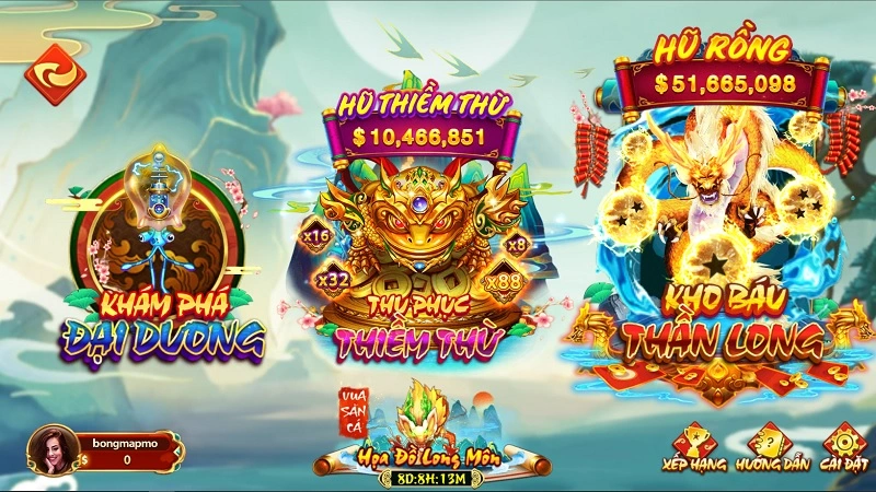 Đồ họa 3d sắc nét, tạo ấn tượng mỗi khi chơi bắn cá Sunwin