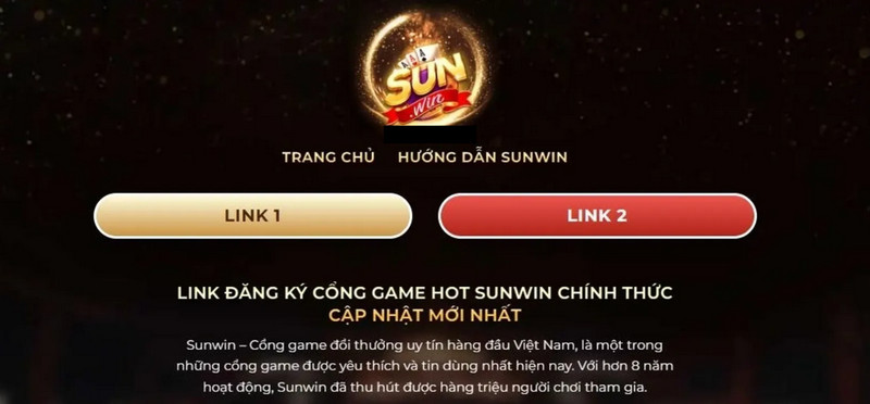 Sử dụng đường link truy cập từ trang chính thống